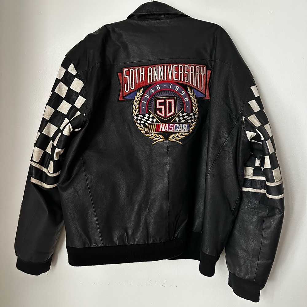 Jeff Hamilton NASCAR Leather Jacket